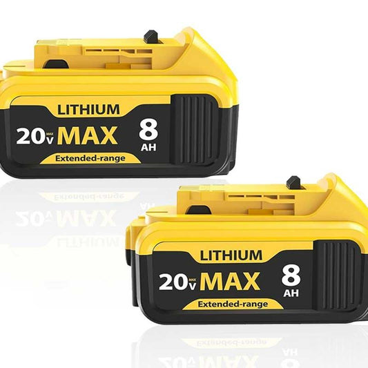 8.0Ah Dewalt 20V Battery Replacement (DCB200/206/208)